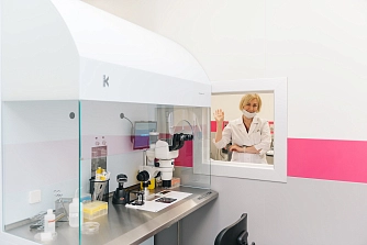 Эмбриологическая лаборатория оснащена всем необходимым